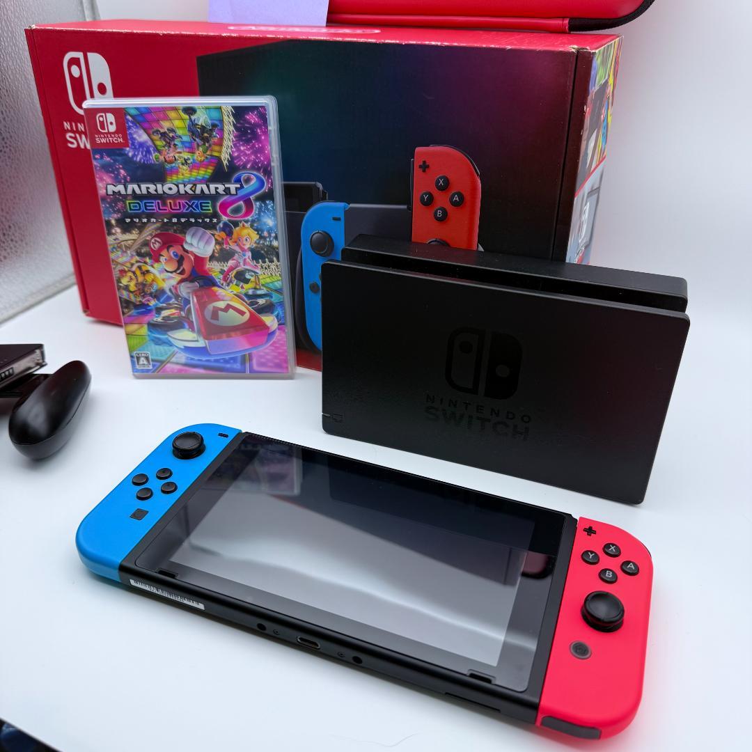 Nintendo Switch本体＋マリオカート8＋限定スーパーマリオケース付