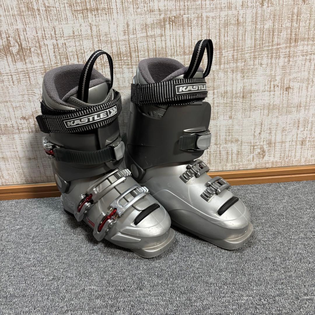 だっくす様【送料無料】ショートスキーブーツ230ストック付き