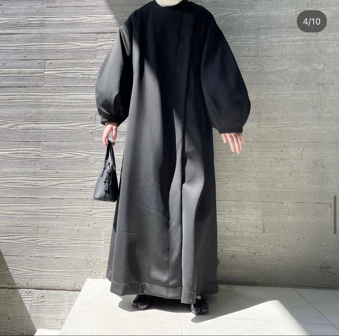 perna ボリューム袖ロングコート