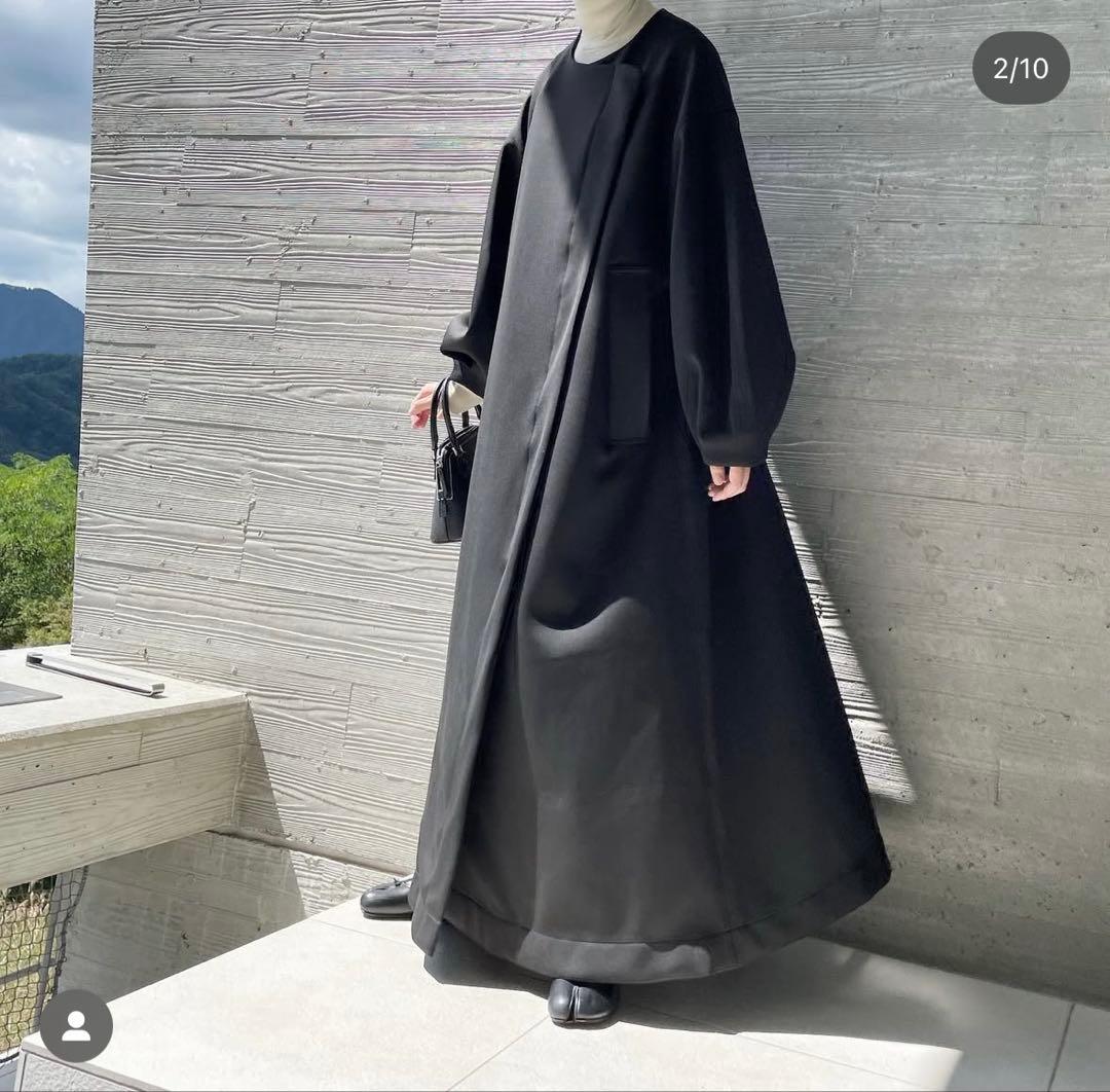 perna ボリューム袖ロングコート