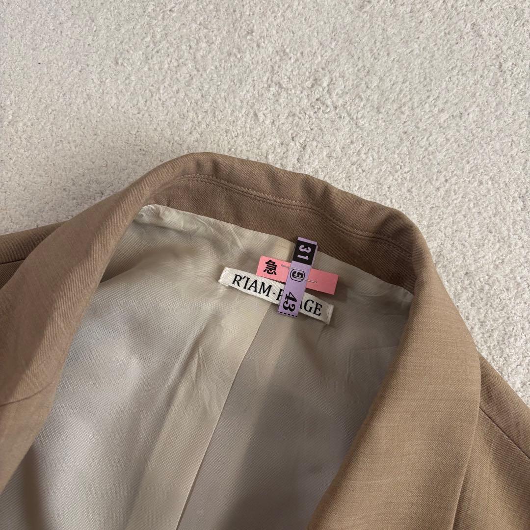 plage 【R’IAM】W LIKE ジャケット　38 テーラード　23AW