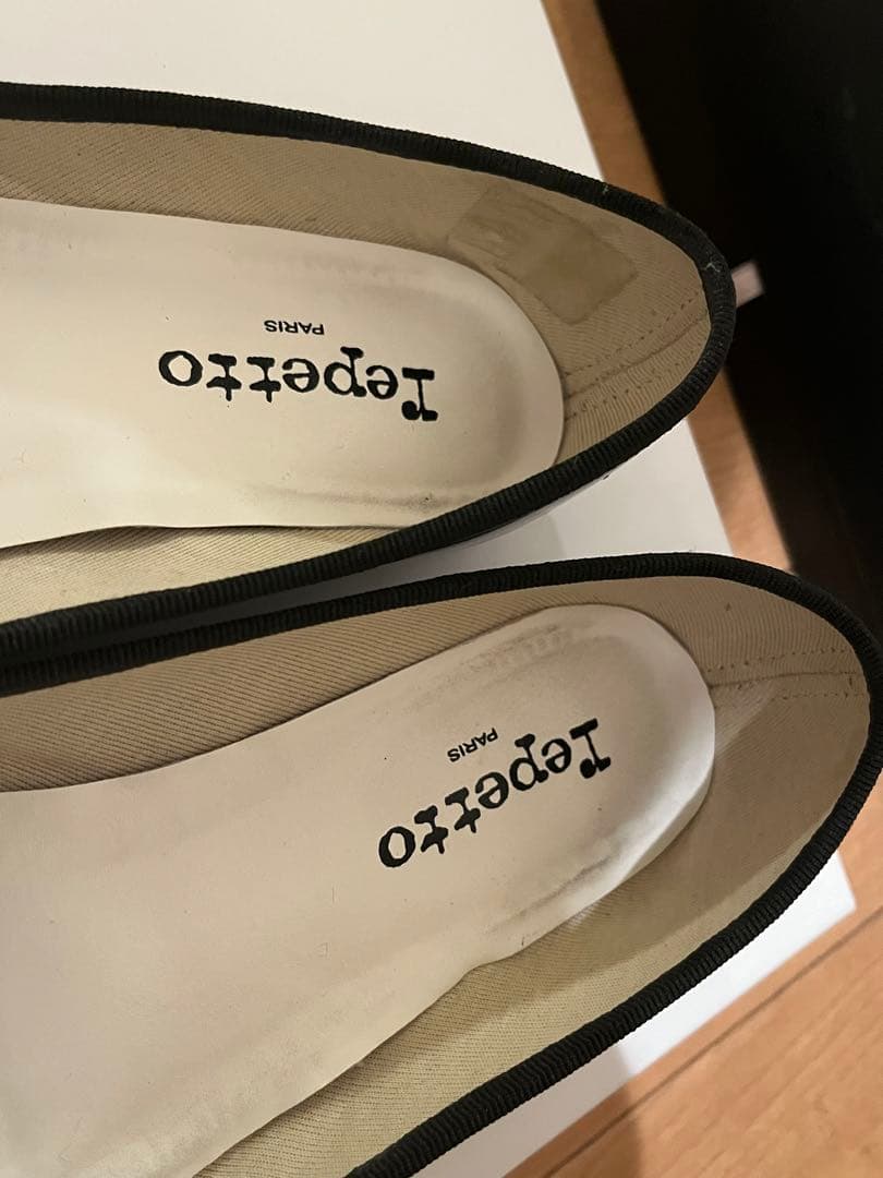 レペット　サンドリオン　黒 エナメル バレエシューズ　フランス製