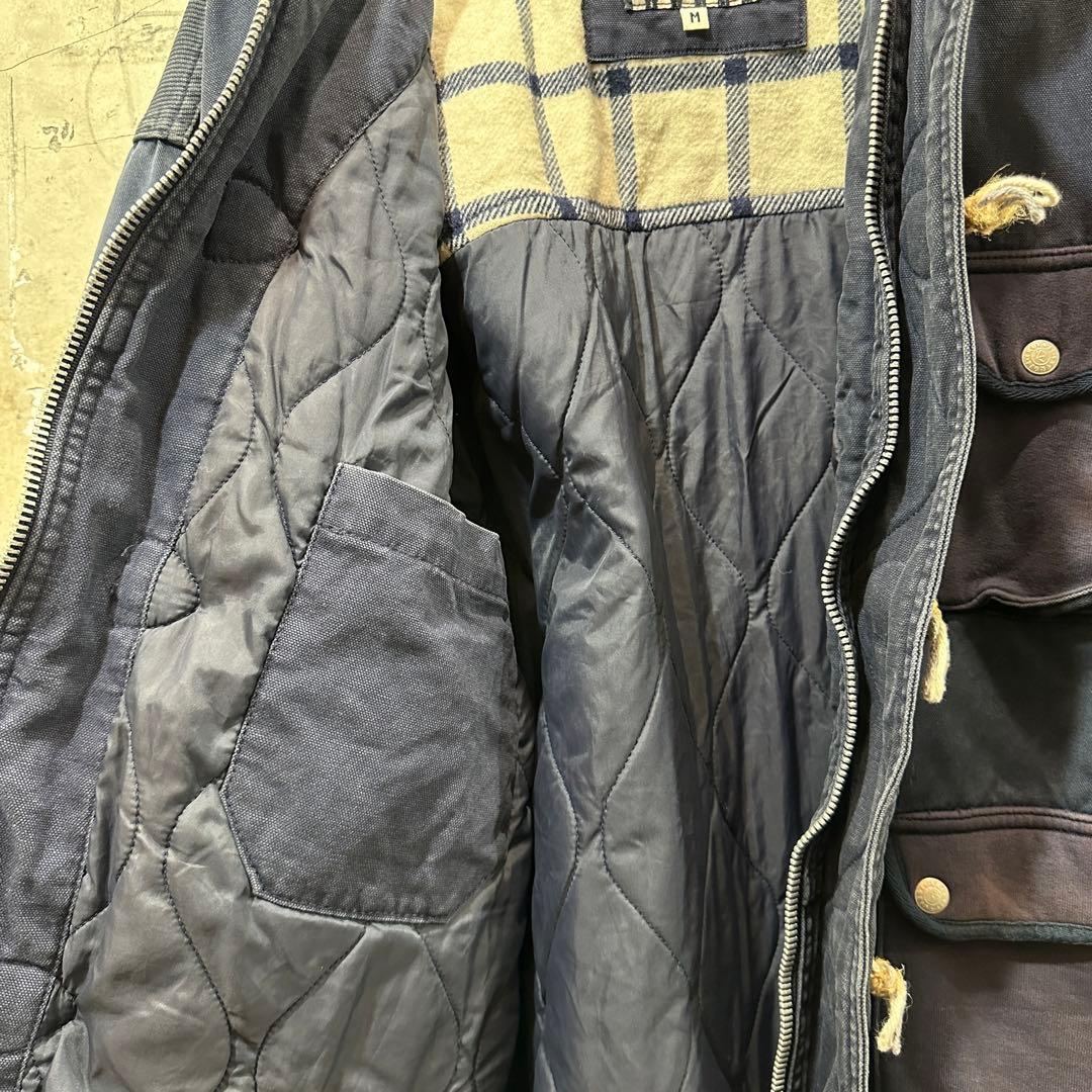 90s US古着ENERGIE エナジー ショート丈ダッフルコート 異素材