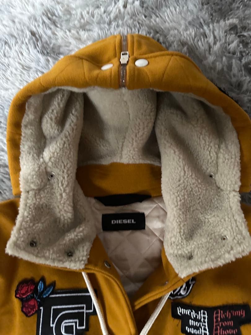 美品 希少 DIESEL ディーゼル スタジャン XXS ウール オーバーサイズ