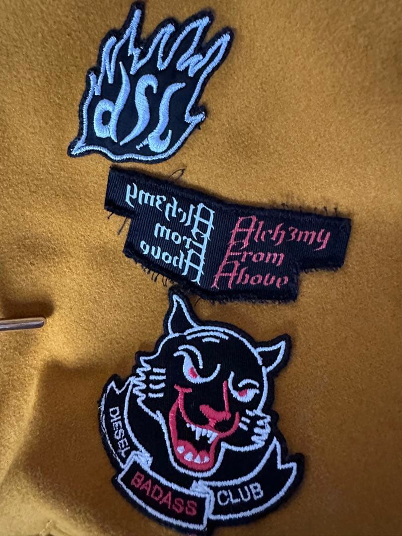 美品 希少 DIESEL ディーゼル スタジャン XXS ウール オーバーサイズ