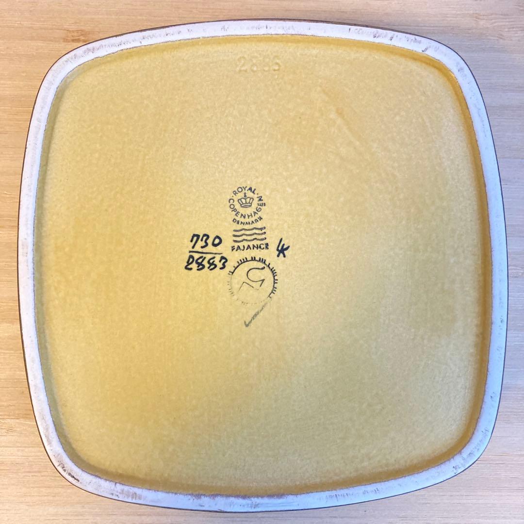 ロイヤルコペンハーゲン　バッカ　スクエアプレート
