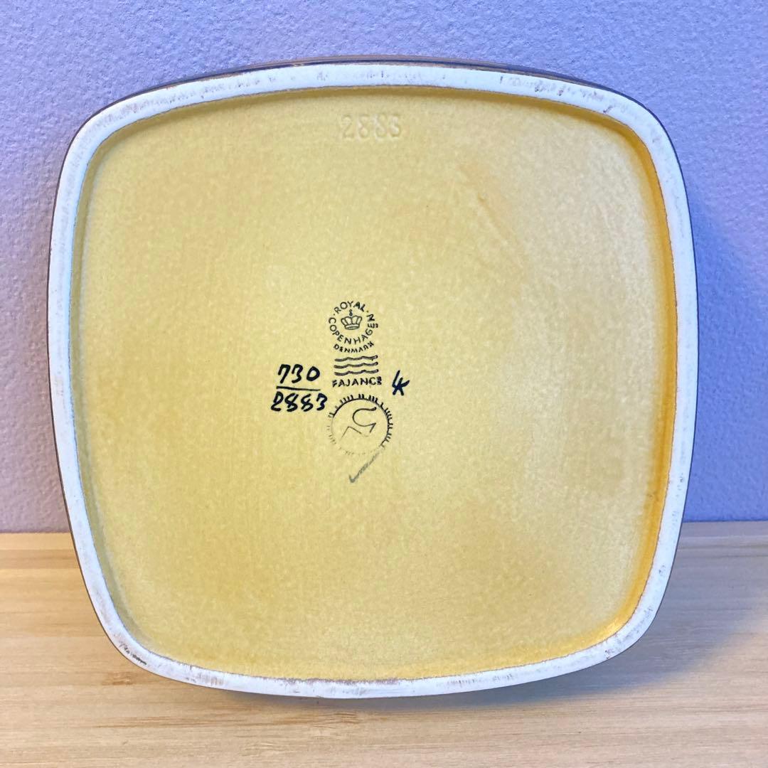 ロイヤルコペンハーゲン　バッカ　スクエアプレート