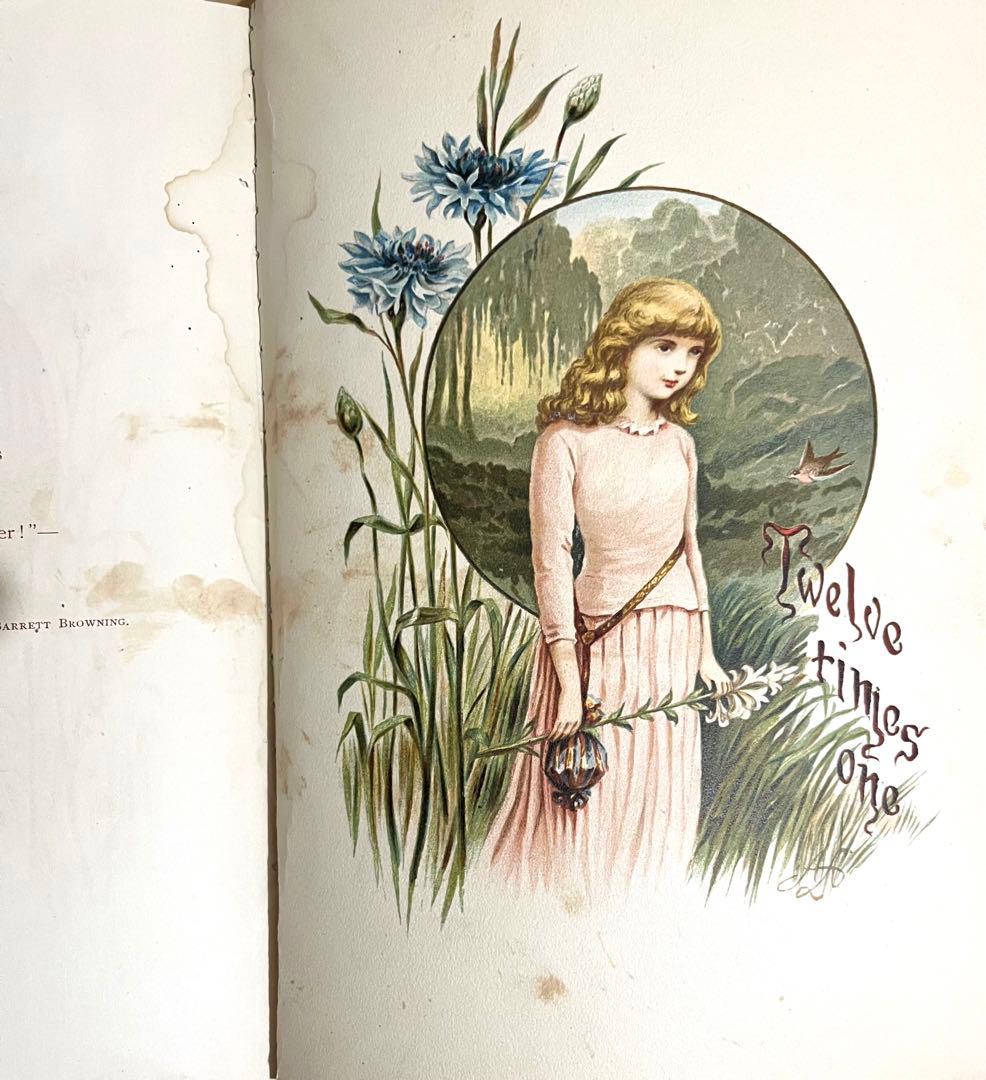 No.230 アンティーク 古書 洋書 絵本 ビクトリアン 児童書