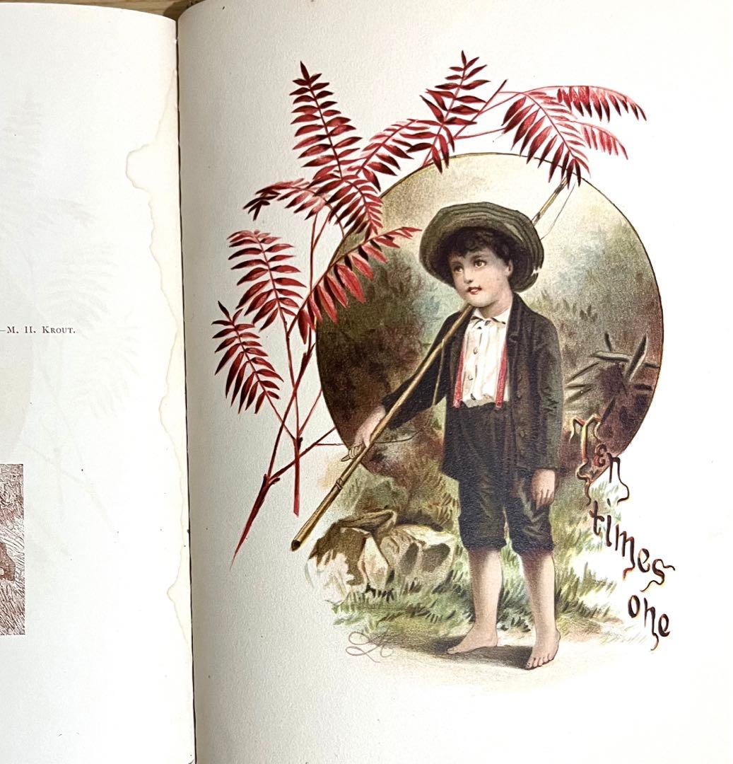 No.230 アンティーク 古書 洋書 絵本 ビクトリアン 児童書