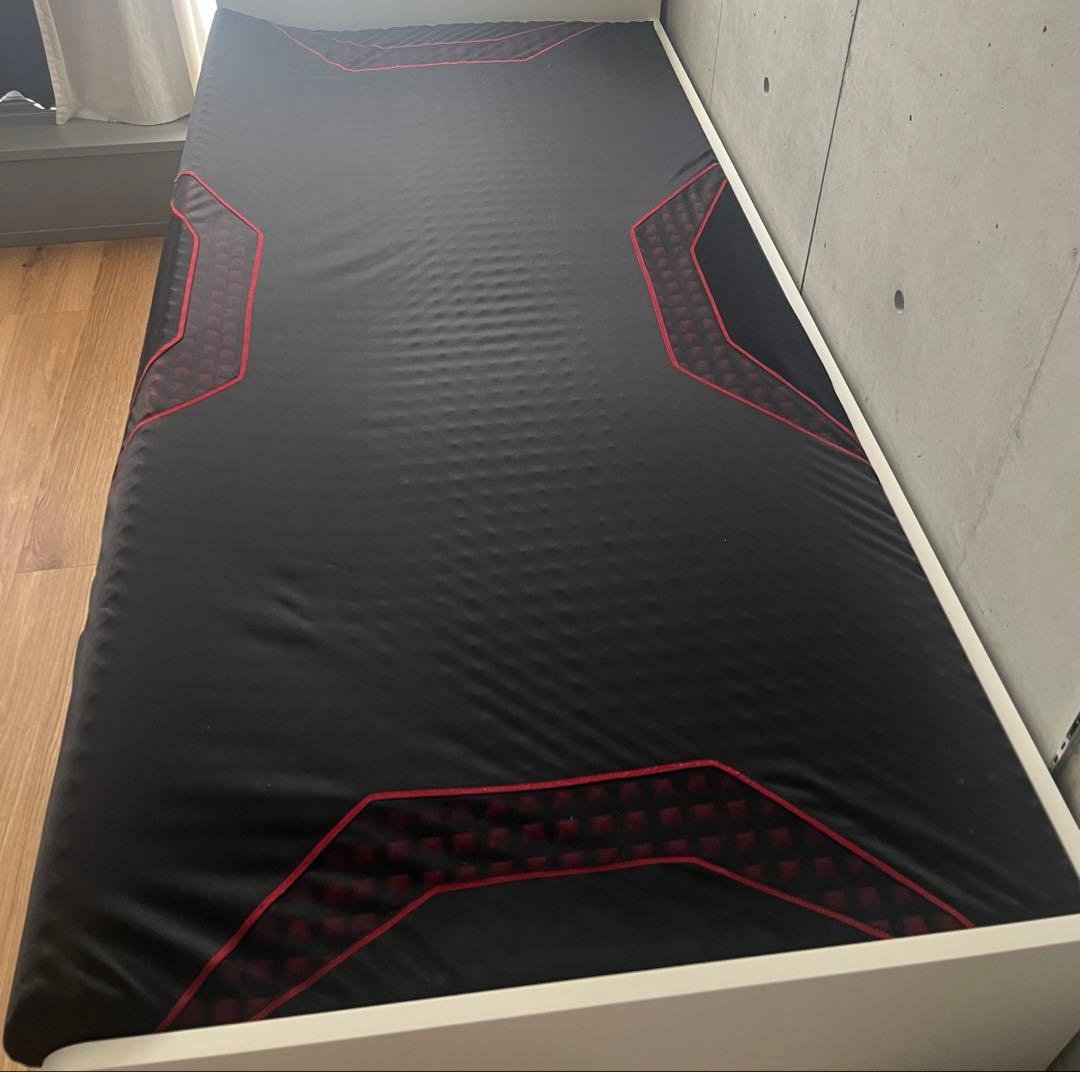 東京西川 AiR エアーSI マットレス シングル　黒/赤