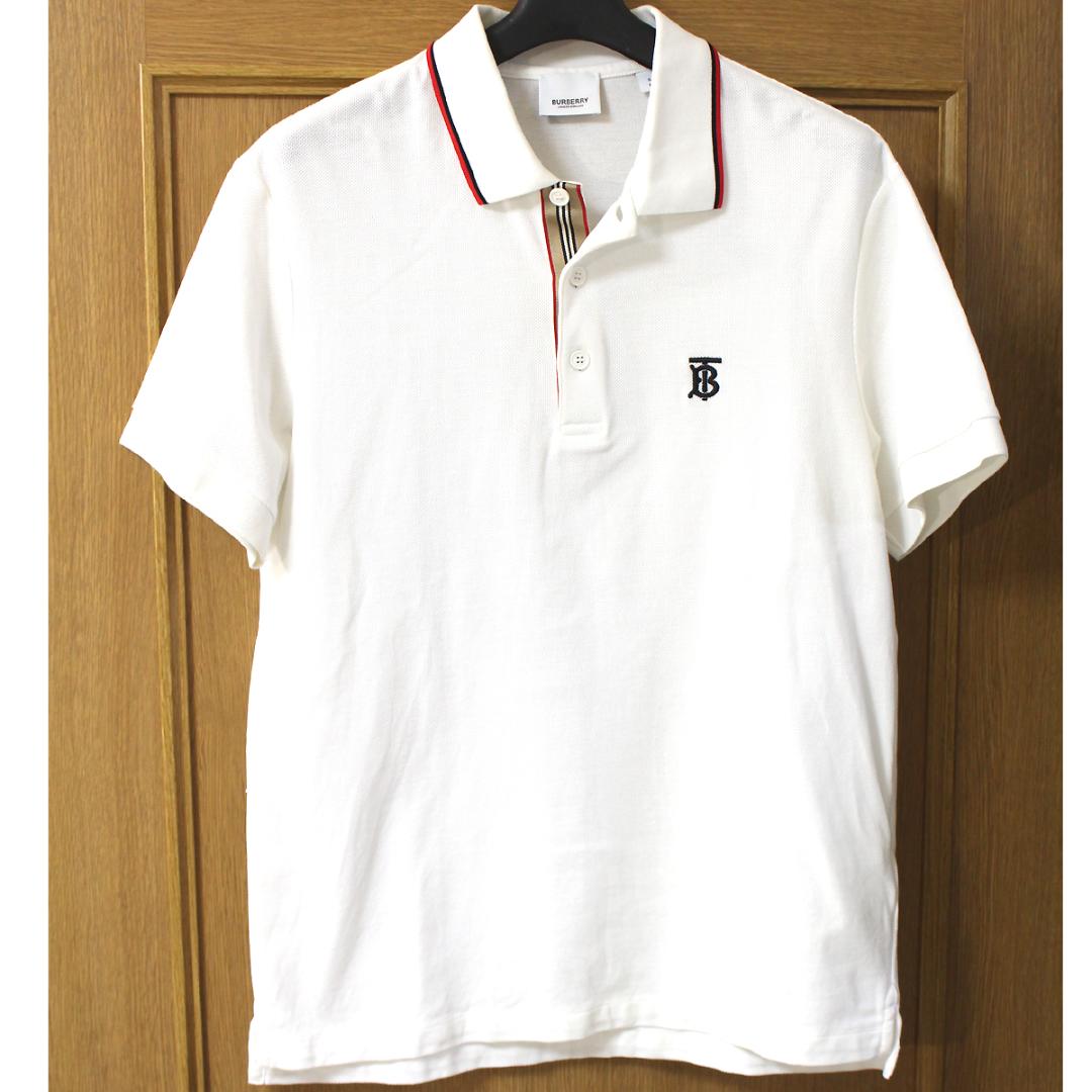 ねコネコ美品 バーバリー コットン 半袖ポロシャツ Ｓ トップス 鹿の子