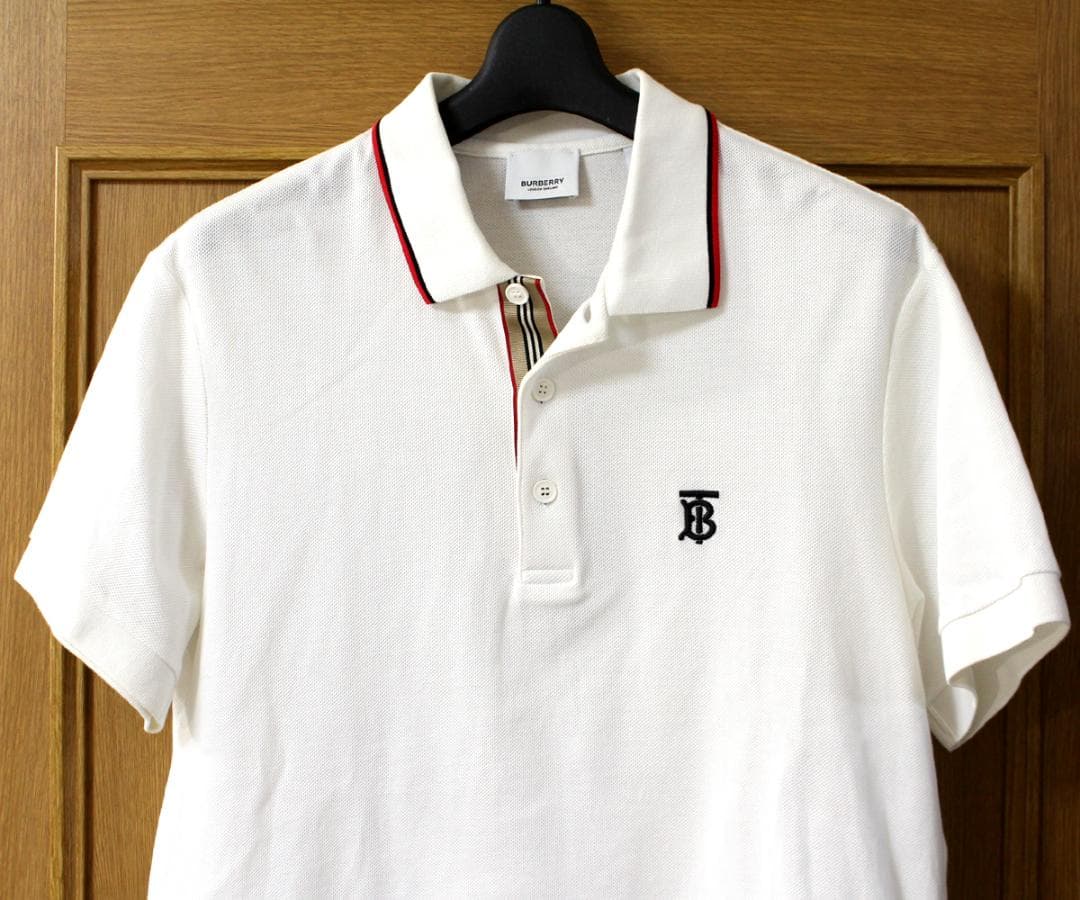ねコネコ美品 バーバリー コットン 半袖ポロシャツ Ｓ トップス 鹿の子