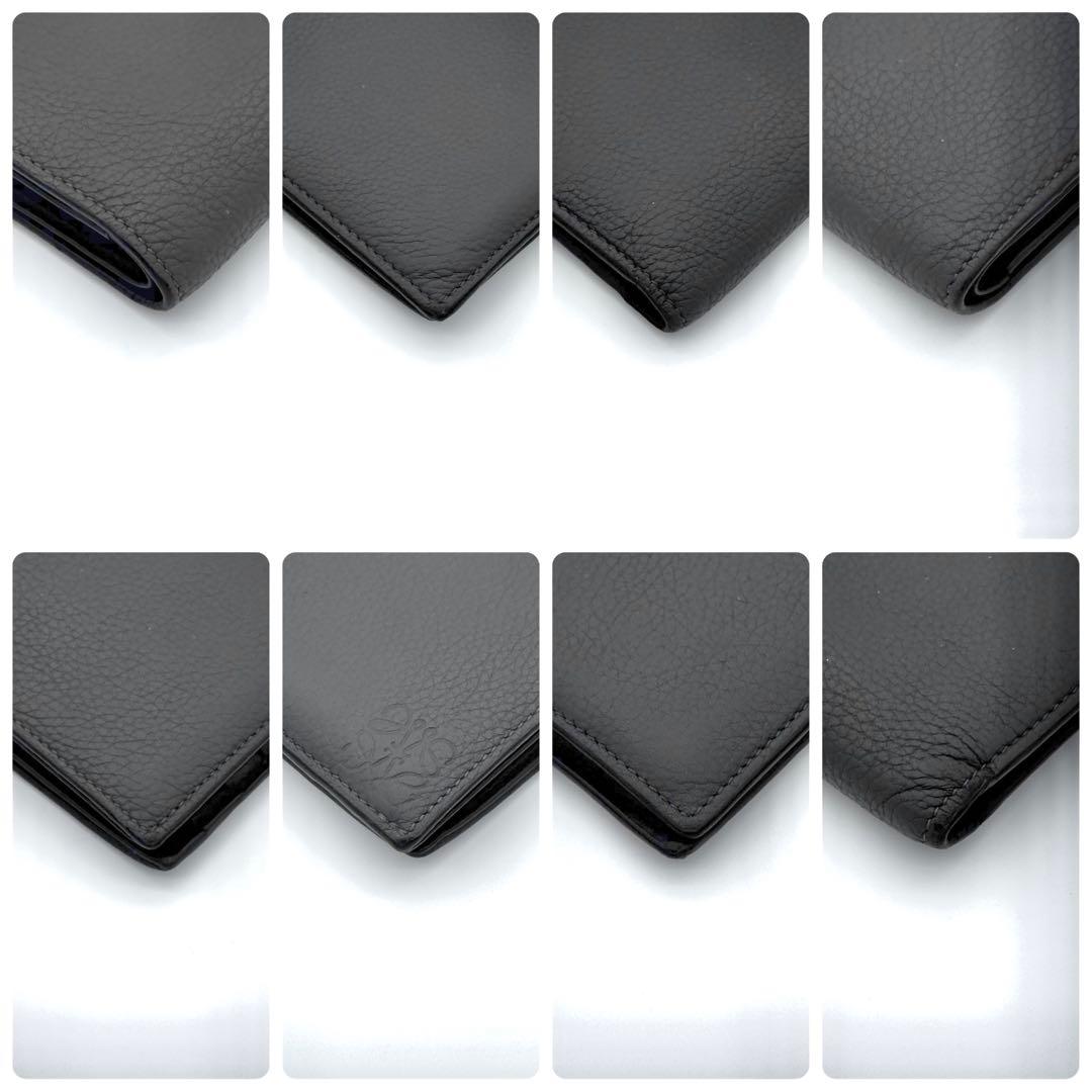 ロエベ 折財布 アナグラム バイフォールド ウォレット コンパクト2388