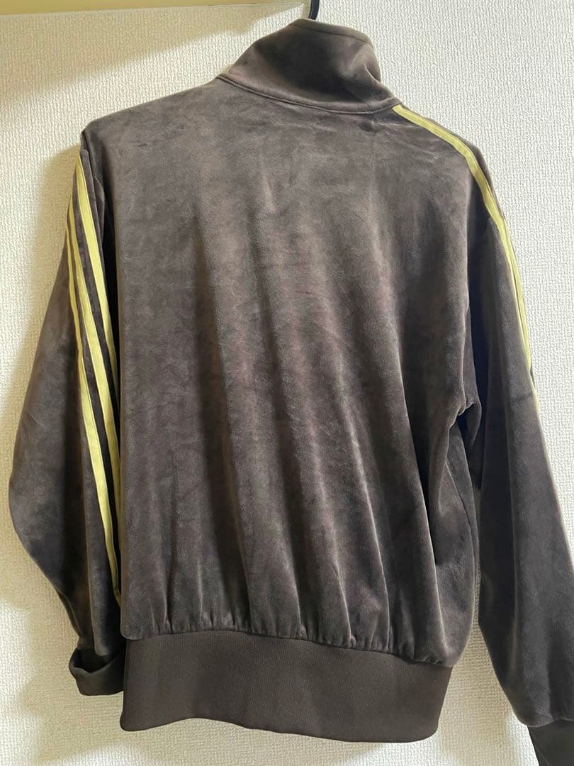 adidas ファイヤーバード トラックトップ ベロア　ダークブラウンXS