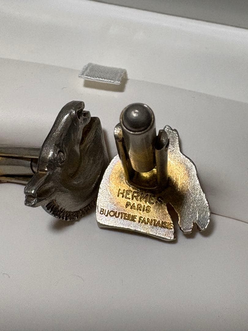 R*す様 【超希少】HERMÈS 馬の頭 カフリンクス