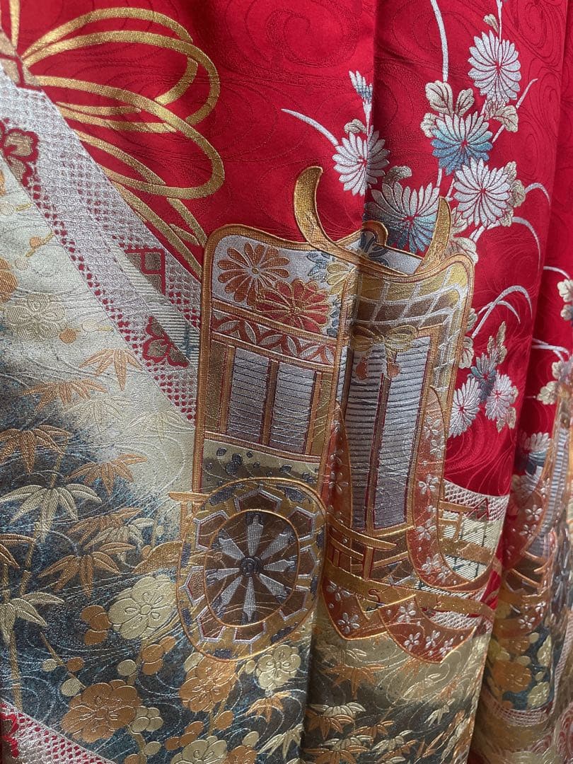 振袖６点セット京友禅金箔仕上げ