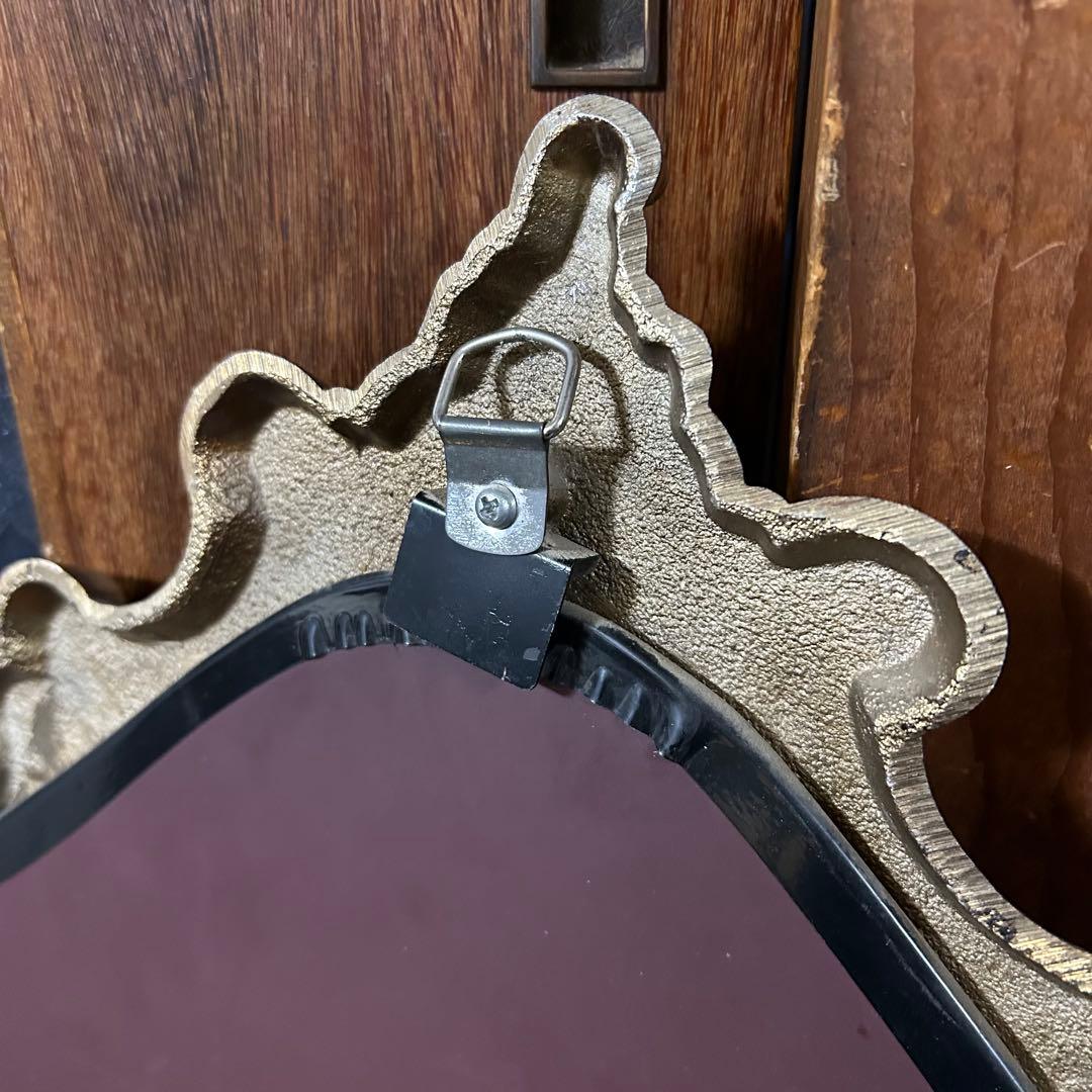 アイアン フレーム！ アンティーク 壁掛け鏡