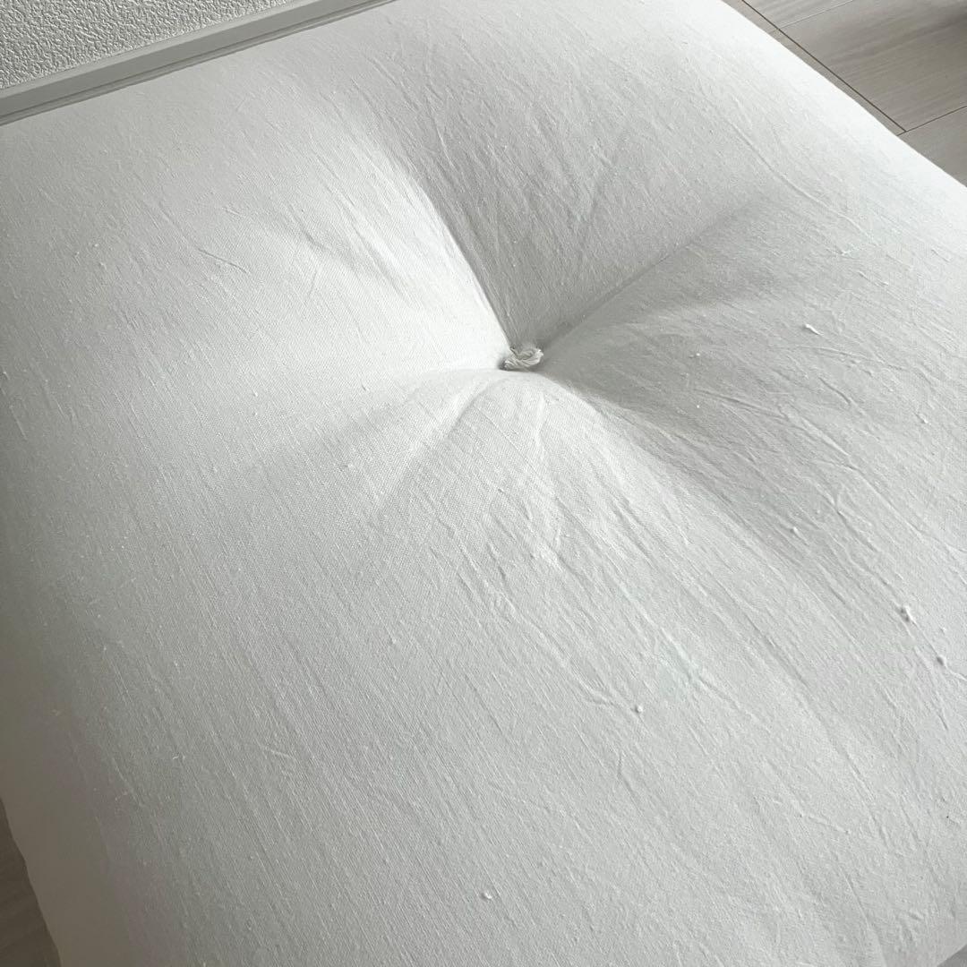 御茶屋跡 YAECA 丹羽ふとん店 白い 座布団 大 アーツ＆サイエンス