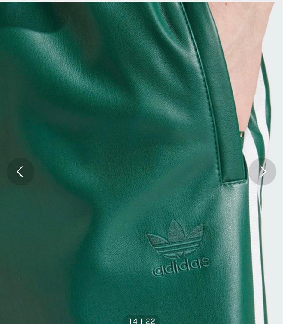 アディダストラックジャケット　スーツパンツ　フェイクレザー　２XL セットアップ