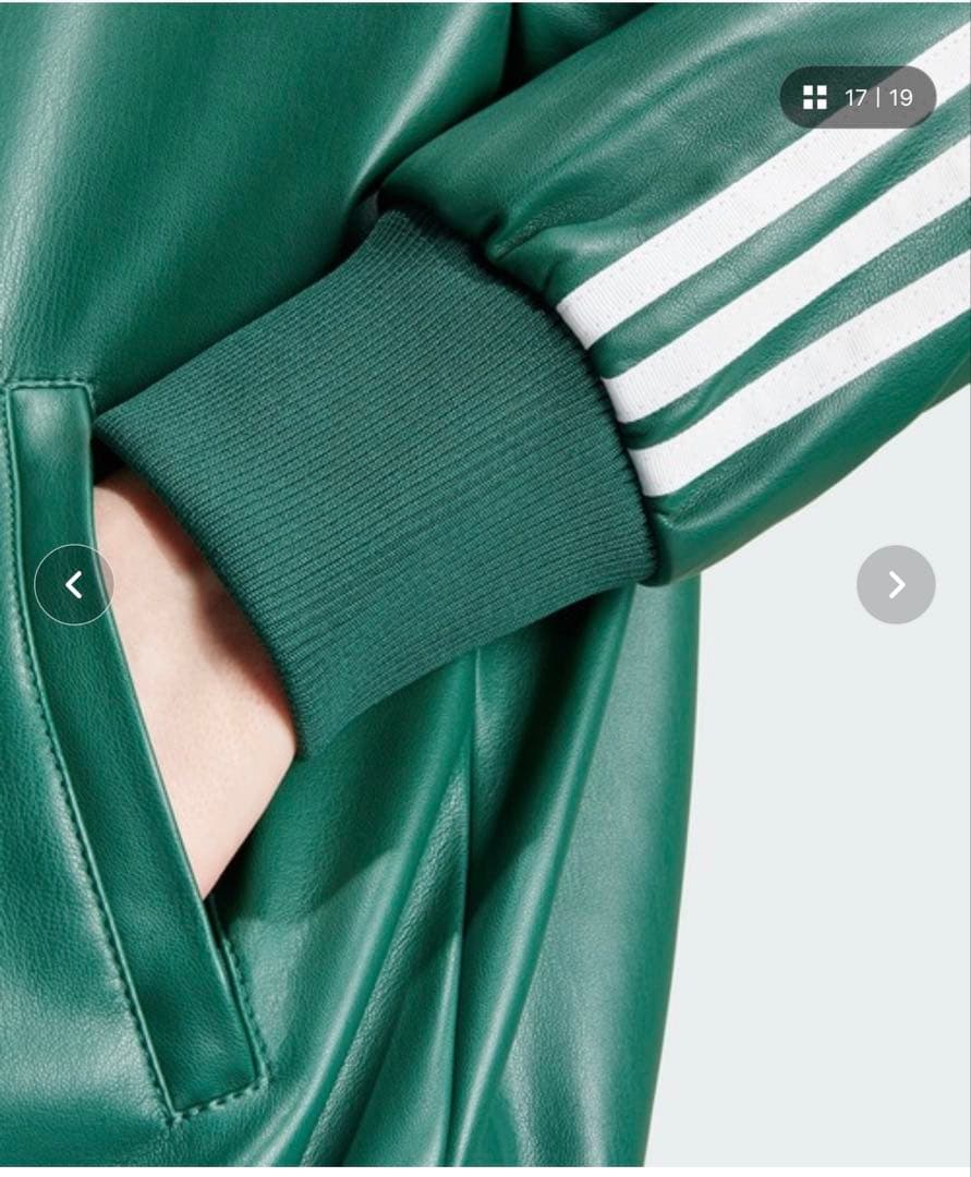 アディダストラックジャケット　スーツパンツ　フェイクレザー　２XL セットアップ