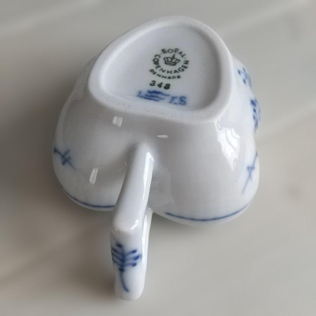 ブル－フルーテッド プレイン スモールリーフディッシュ オープンシュガー