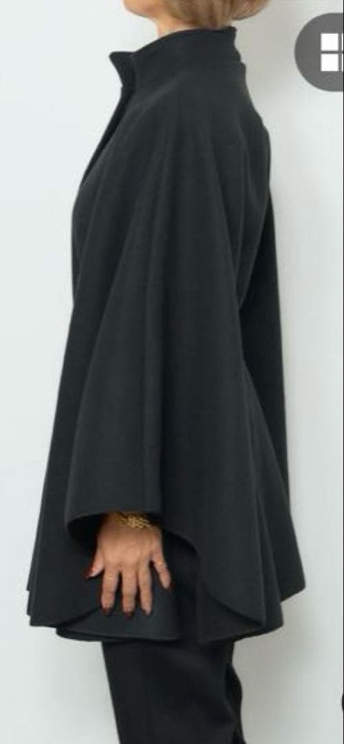 PLUS OTO.HA 黒 ケープスタイル ポンチョ 未使用