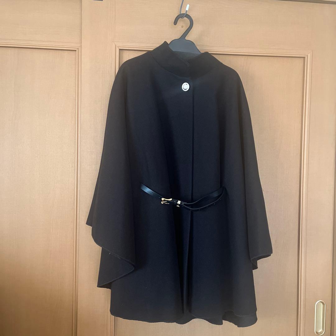 PLUS OTO.HA 黒 ケープスタイル ポンチョ 未使用