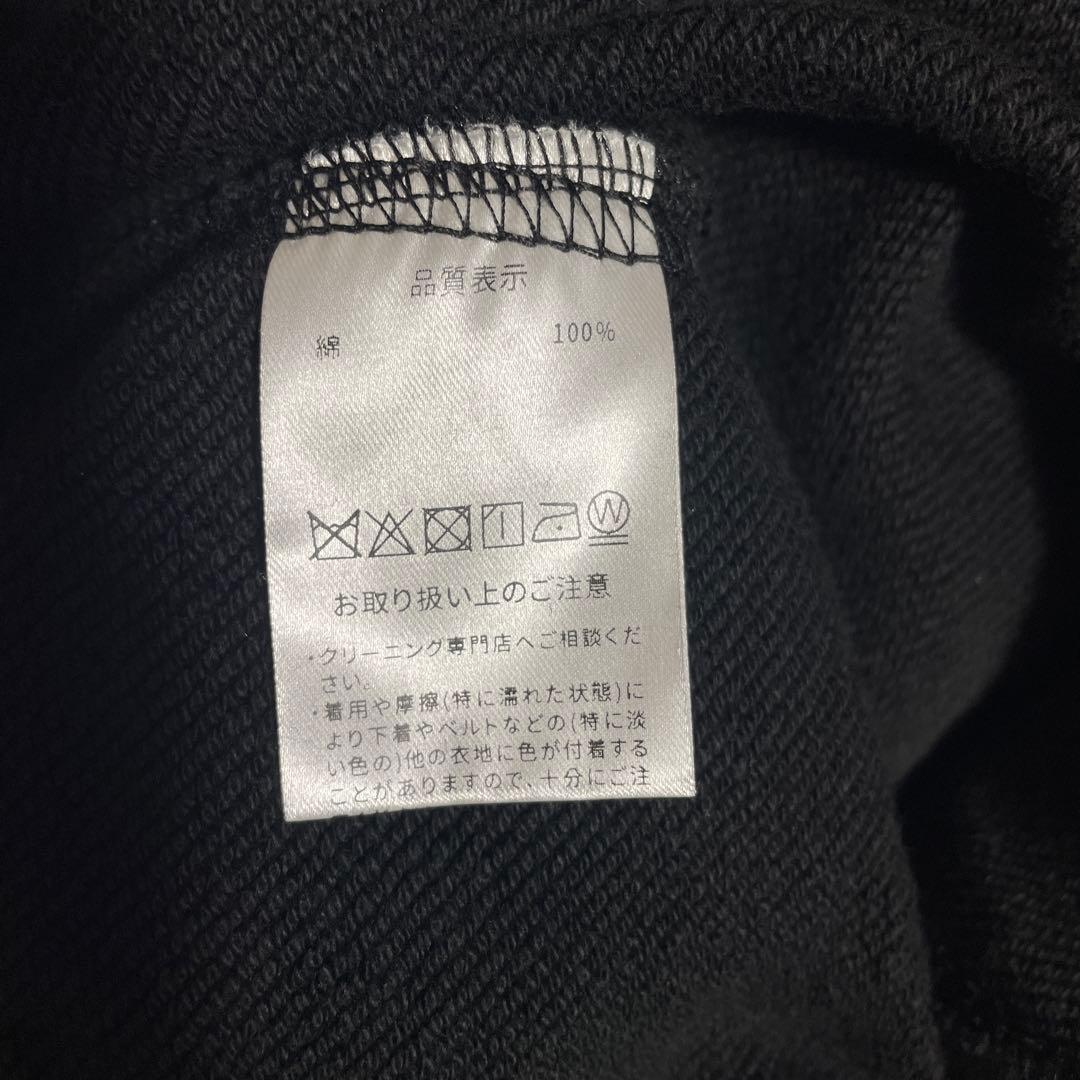 AMOMMA PUFF SLEEVE SWEAT 起毛なし ブラック