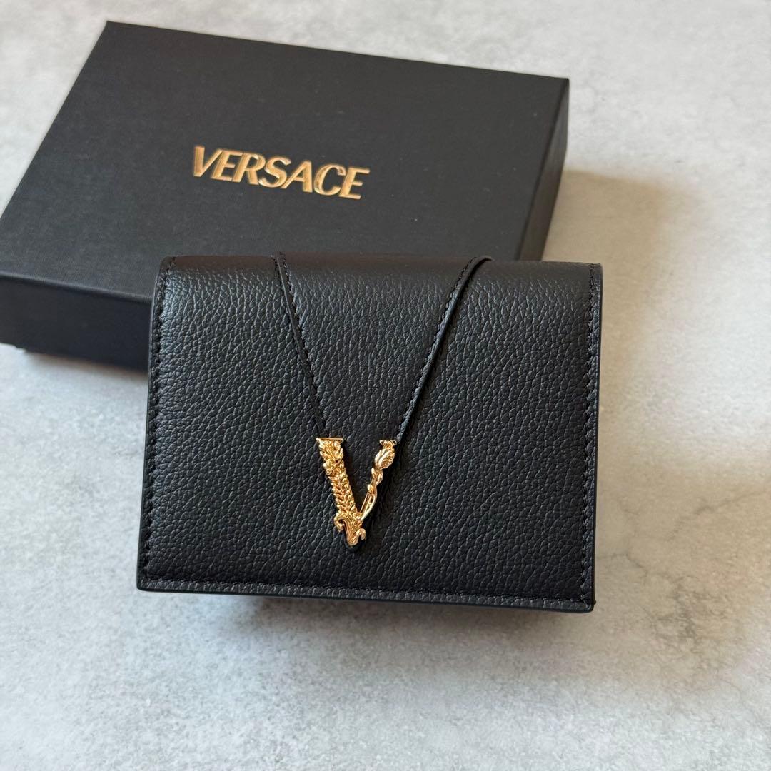 VERSACE ヴェルサーチ 折りたたみ財布 VIRTUS 二つ折り