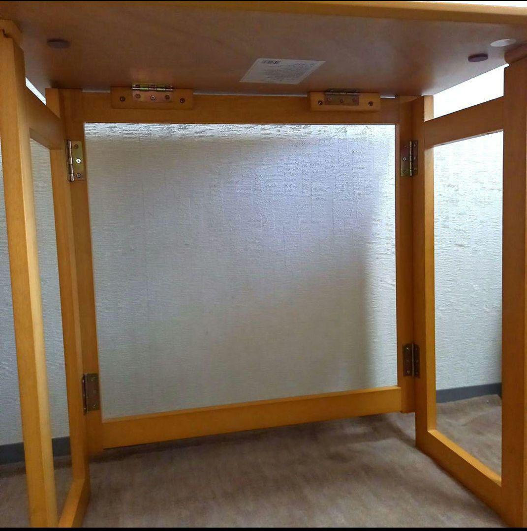 わいわい　テーブル チェア 2点セット 折りたたみ コンパクト 木製