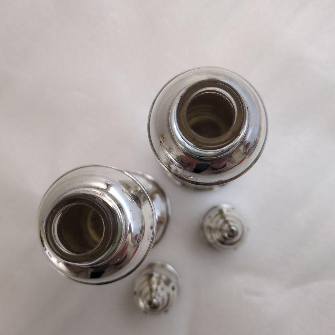 リード＆バートン シルバー　塩胡椒入れ 2個セット　ヴィンテージ