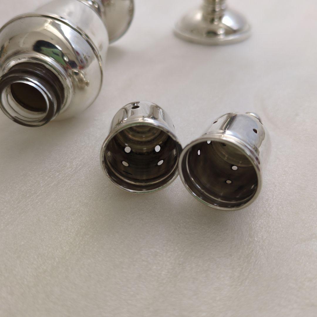 リード＆バートン シルバー　塩胡椒入れ 2個セット　ヴィンテージ