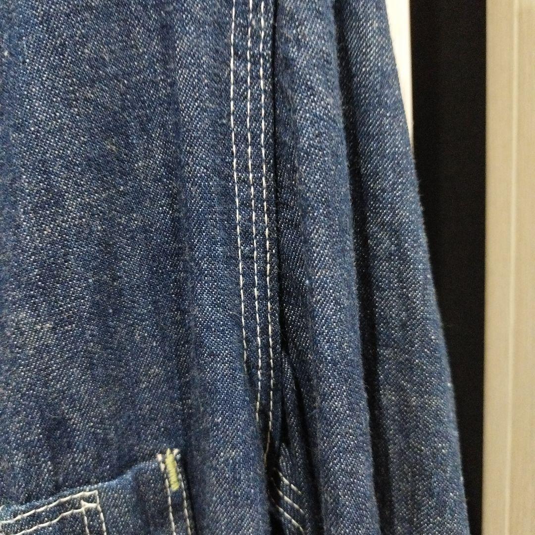 ヴィンテージ　パイオニア　カバーオール 3ポケット　濃紺