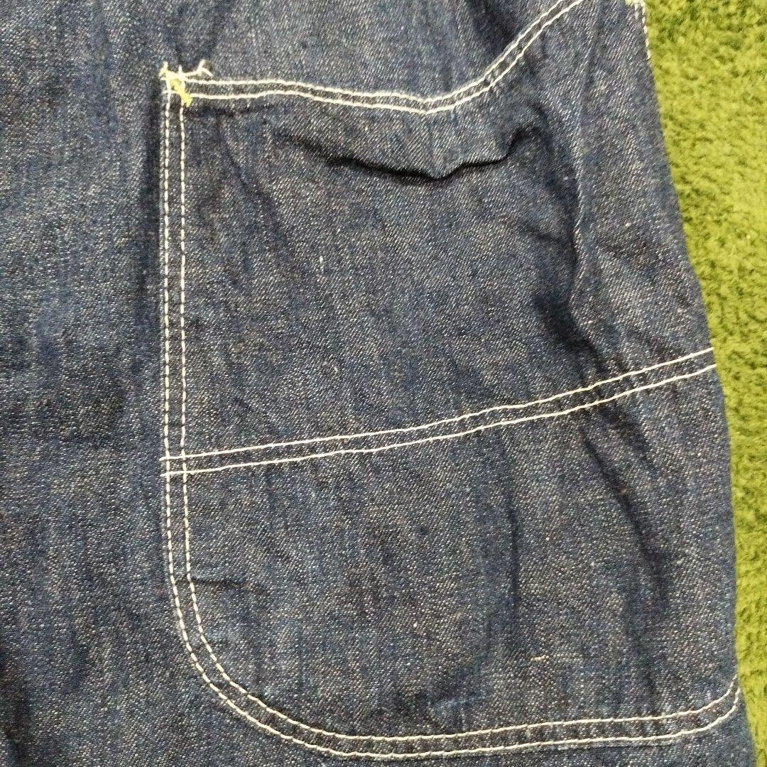 ヴィンテージ　パイオニア　カバーオール 3ポケット　濃紺