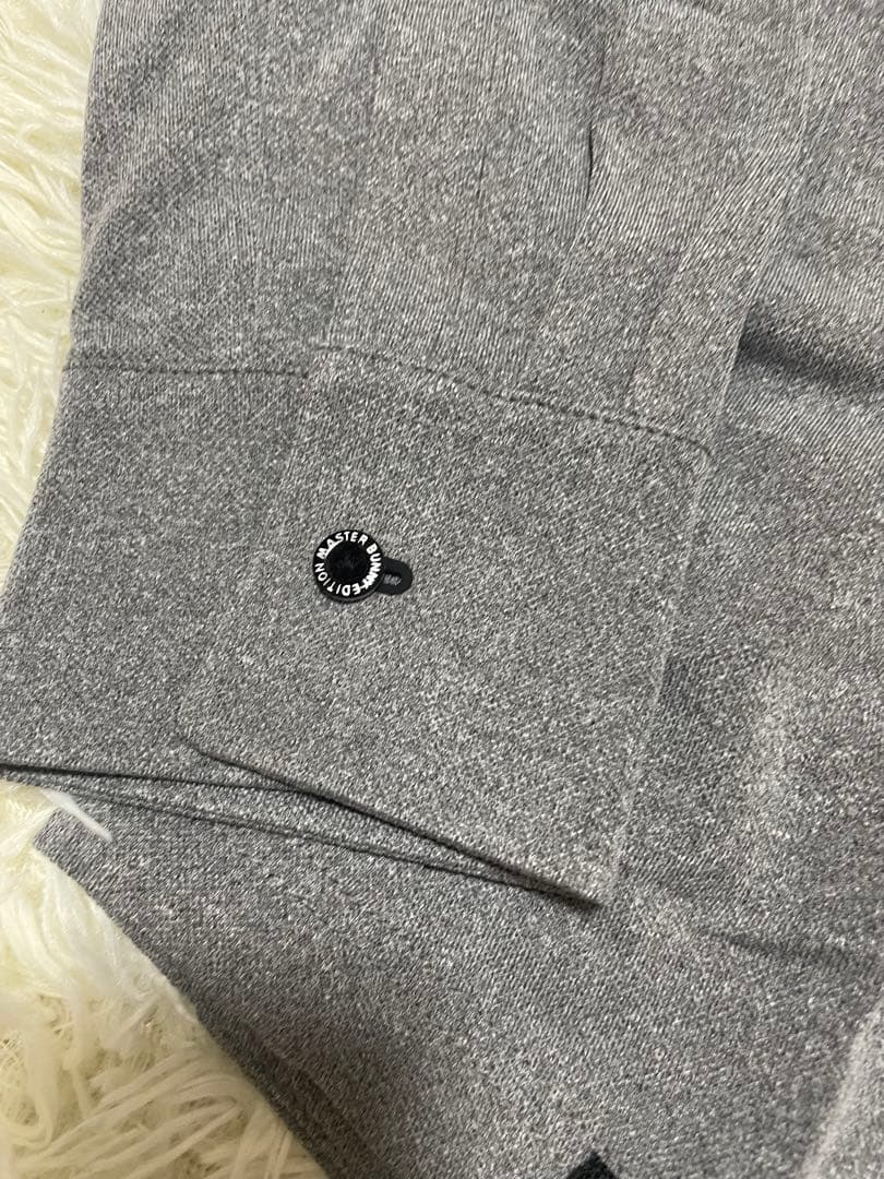 マスターバニーメンズ 長袖 ポロシャツ ワンポイントロゴサイズ6