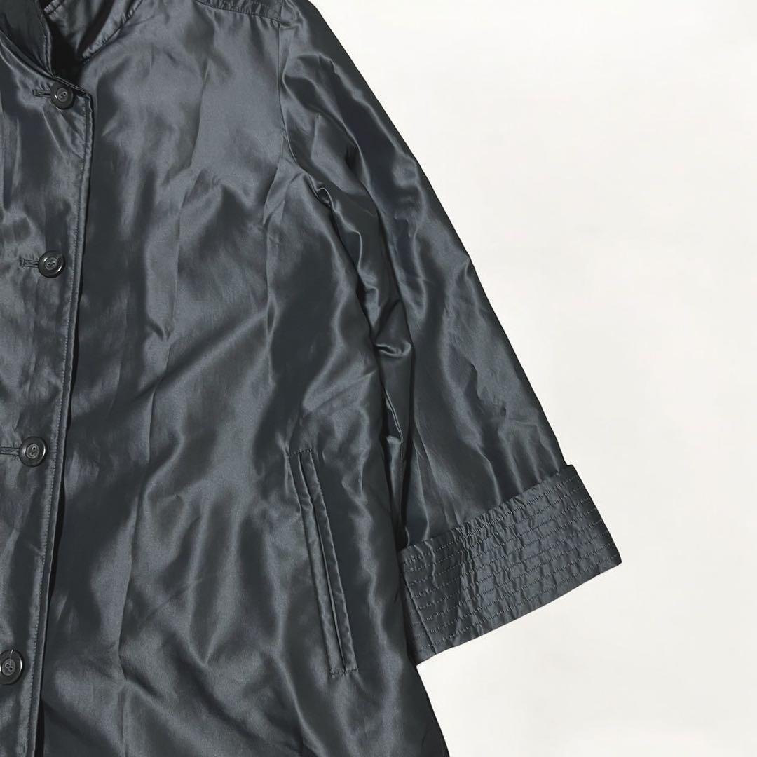 Leilian レリアン イヴサロモン コラボ コート ファー ラビット 黒