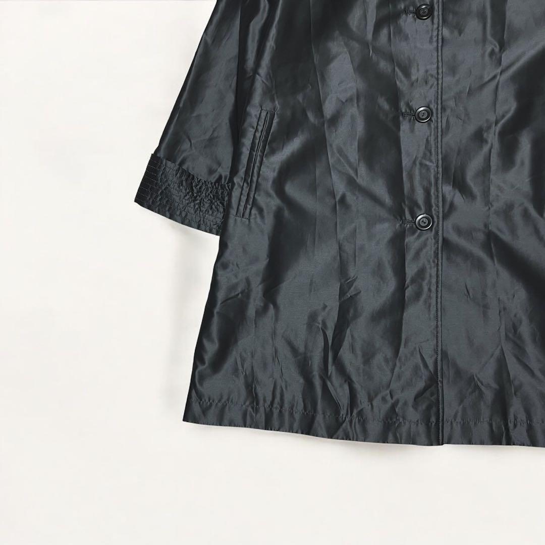 Leilian レリアン イヴサロモン コラボ コート ファー ラビット 黒