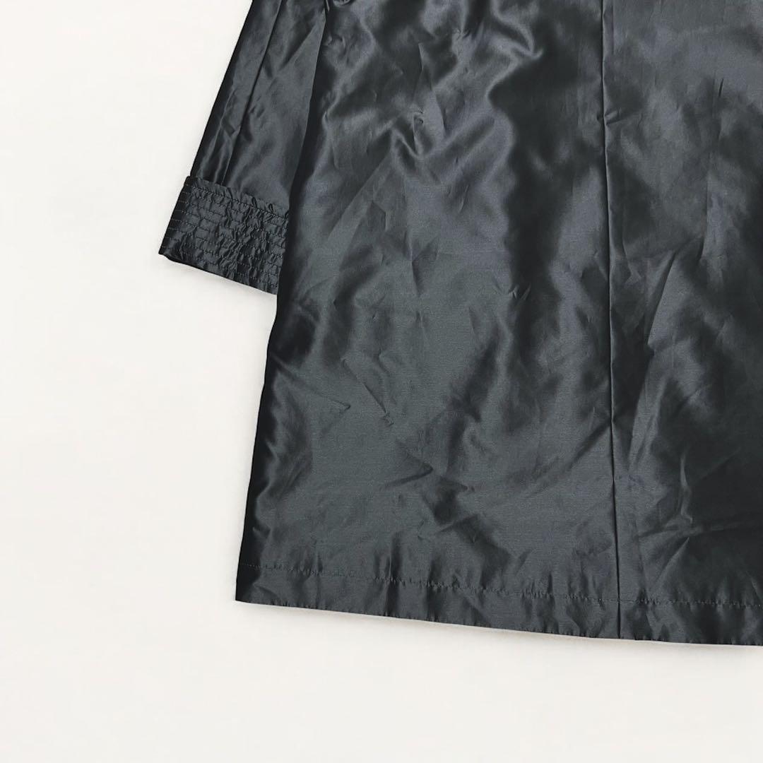 Leilian レリアン イヴサロモン コラボ コート ファー ラビット 黒