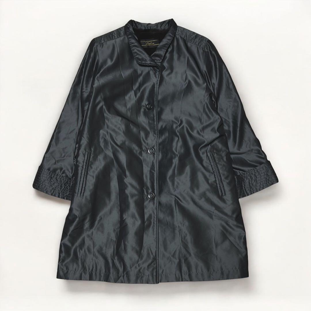 Leilian レリアン イヴサロモン コラボ コート ファー ラビット 黒