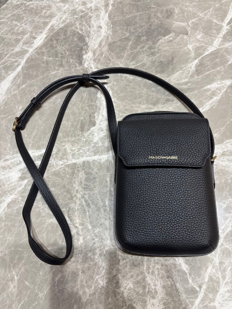 MAISON de SABRÉ ブラックショルダーバッグ