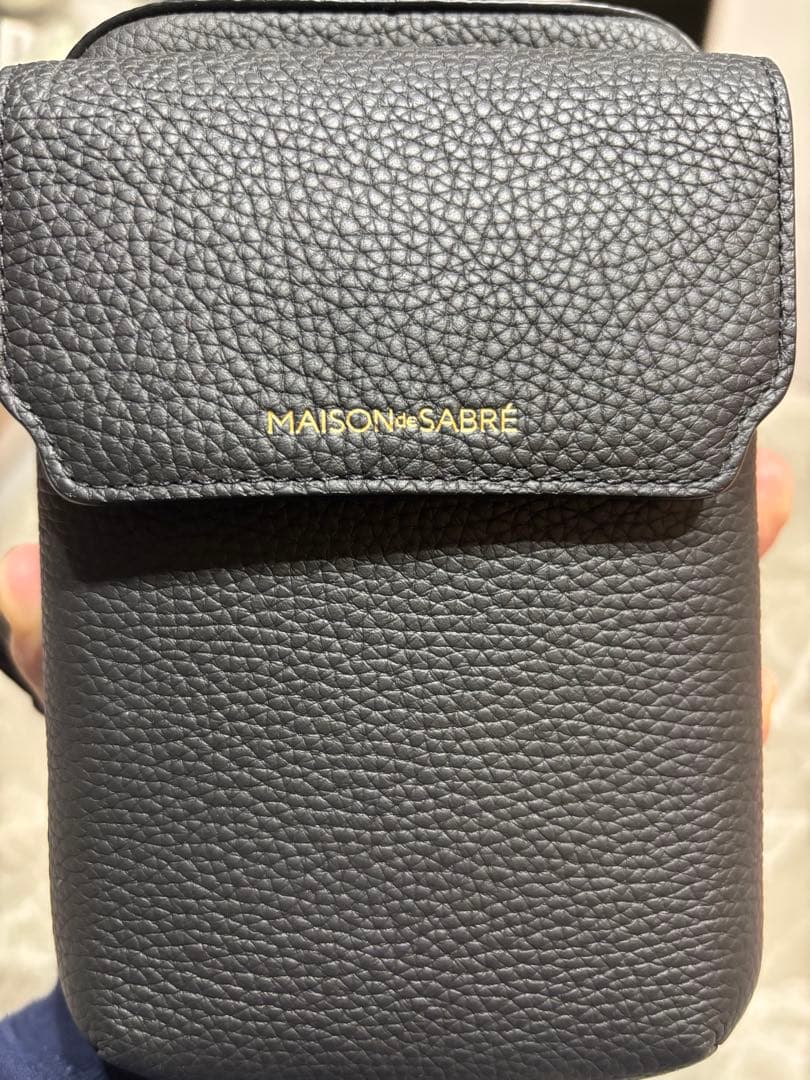 MAISON de SABRÉ ブラックショルダーバッグ