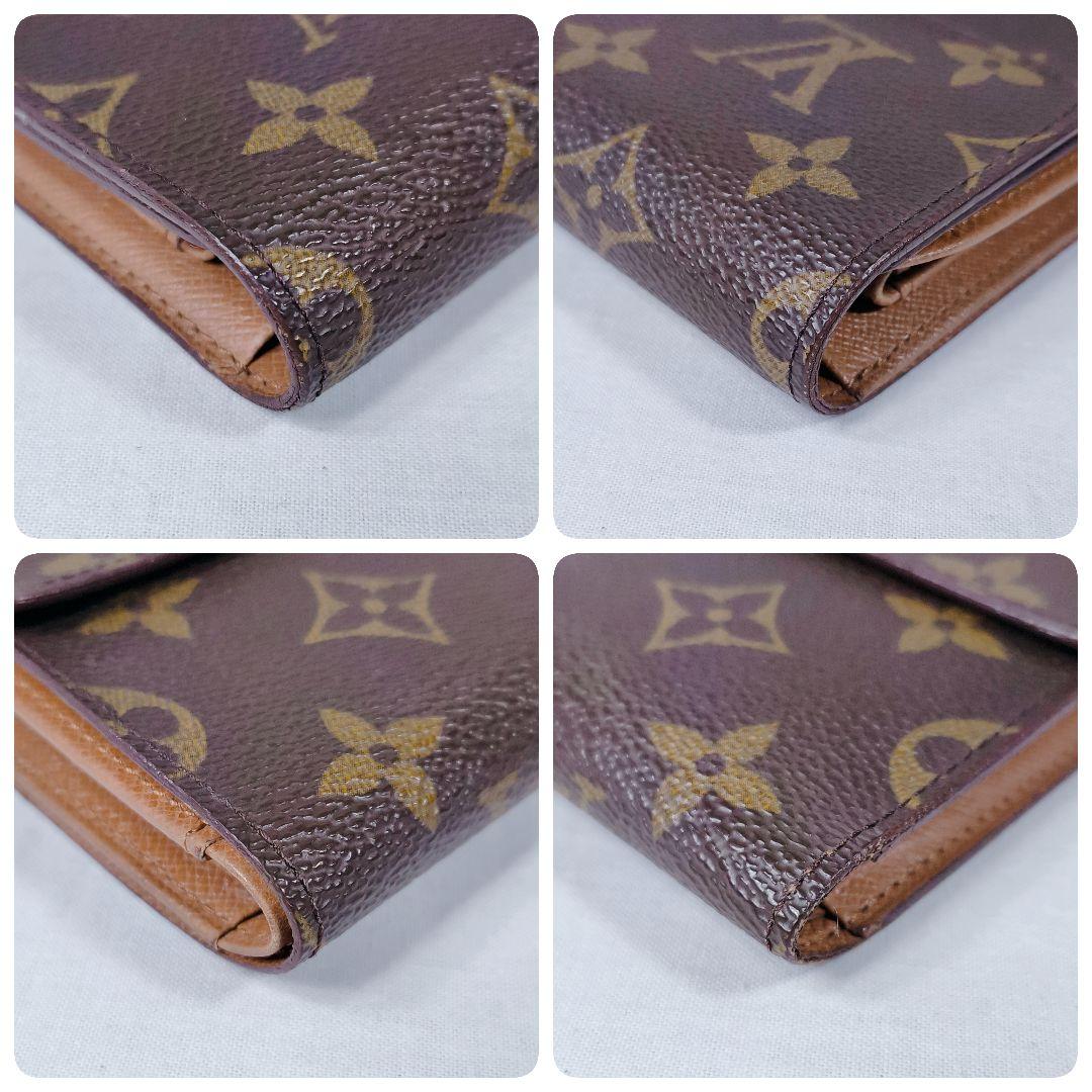 ルイヴィトン　モノグラム　ポルトトレゾール　折り財布　M61202