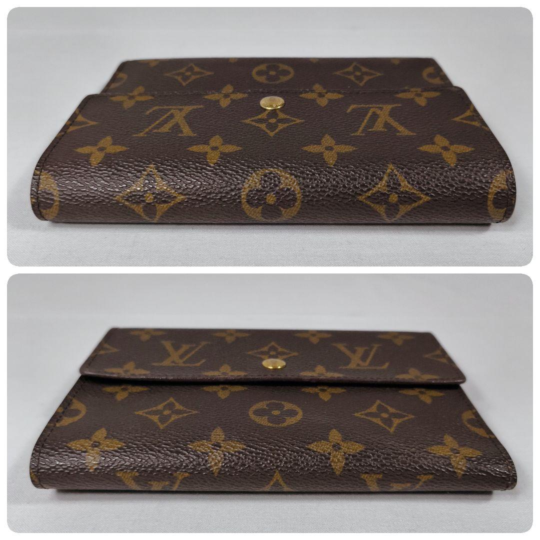 ルイヴィトン　モノグラム　ポルトトレゾール　折り財布　M61202