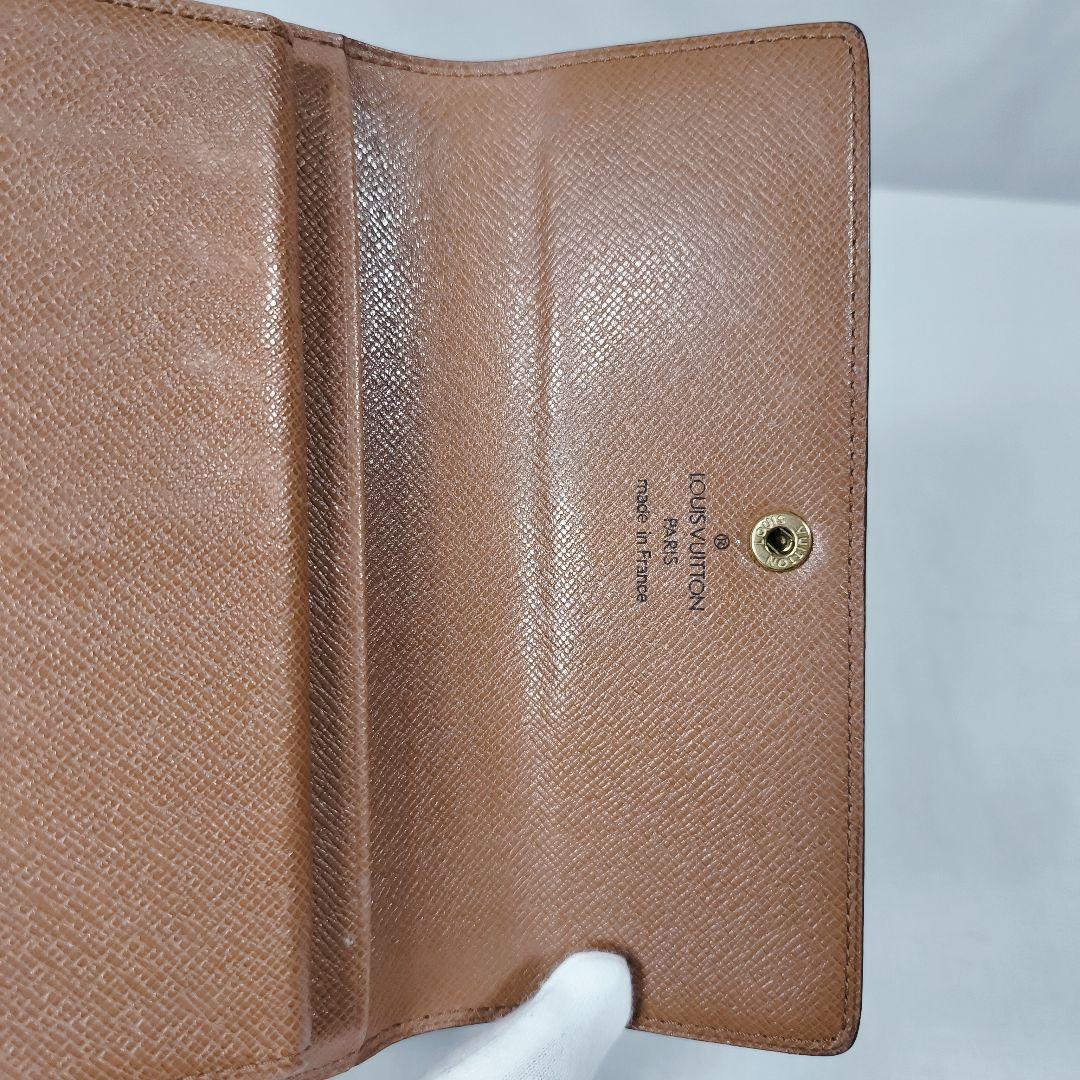 ルイヴィトン　モノグラム　ポルトトレゾール　折り財布　M61202