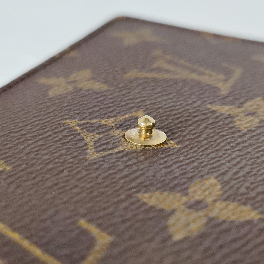 ルイヴィトン　モノグラム　ポルトトレゾール　折り財布　M61202