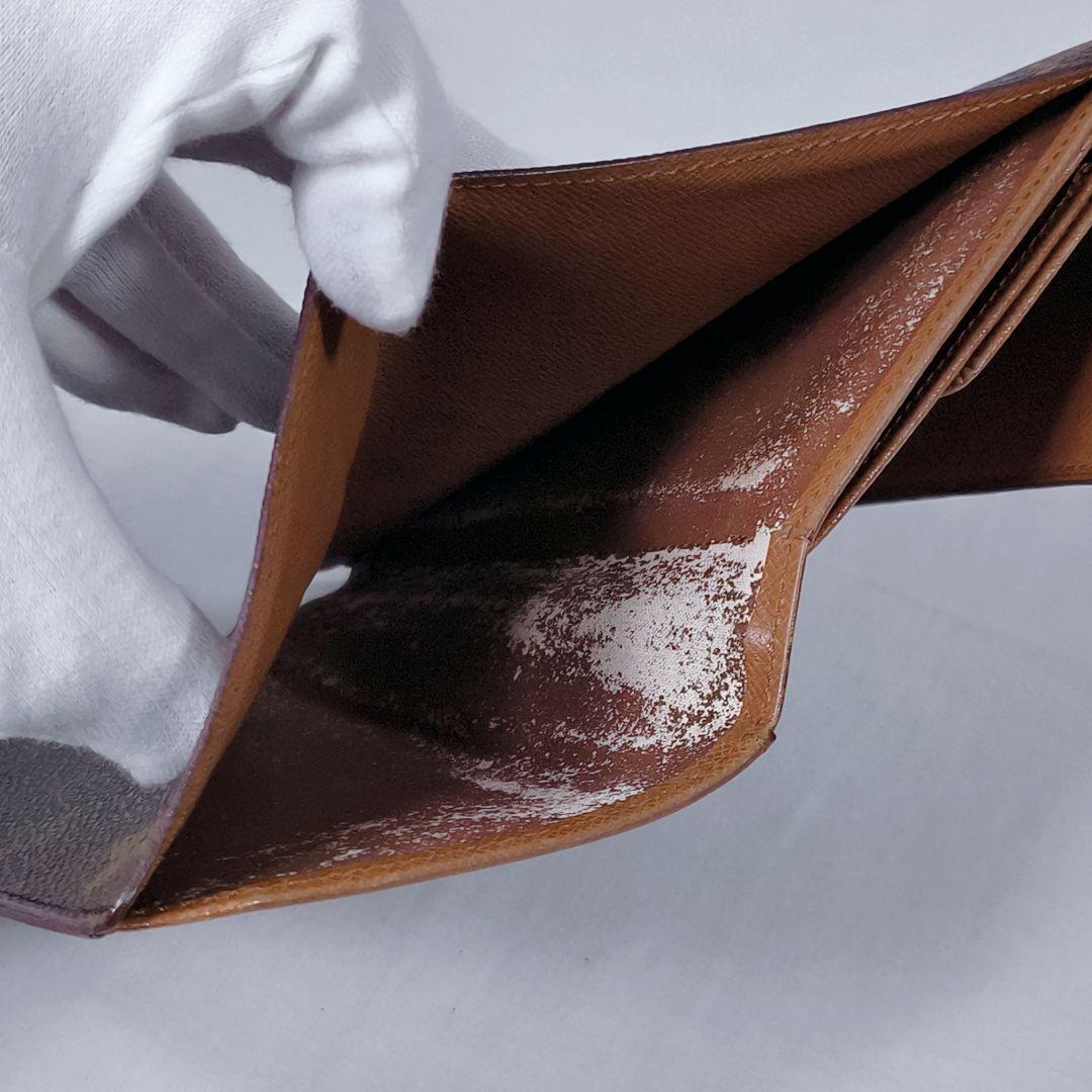 ルイヴィトン　モノグラム　ポルトトレゾール　折り財布　M61202