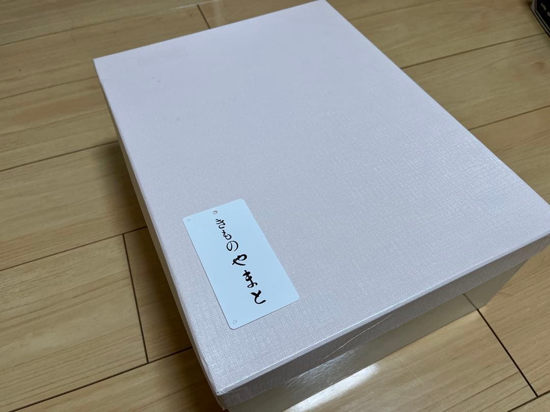 【きものやまと】花柄ゴールドバッグと草履セット