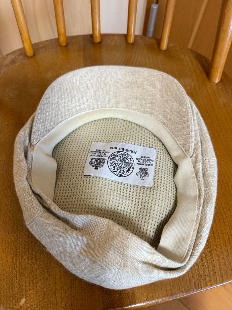 LOCK&CO HATTERS リネン キャスケット JamesLock