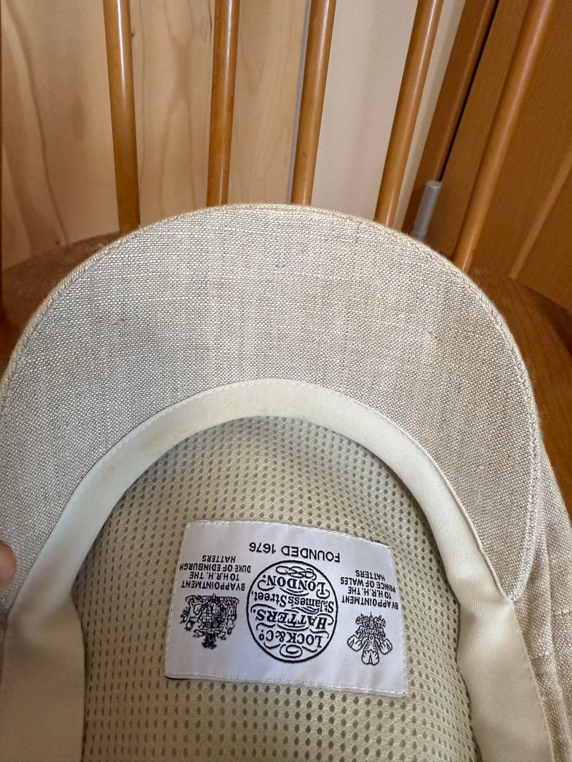 LOCK&CO HATTERS リネン キャスケット JamesLock