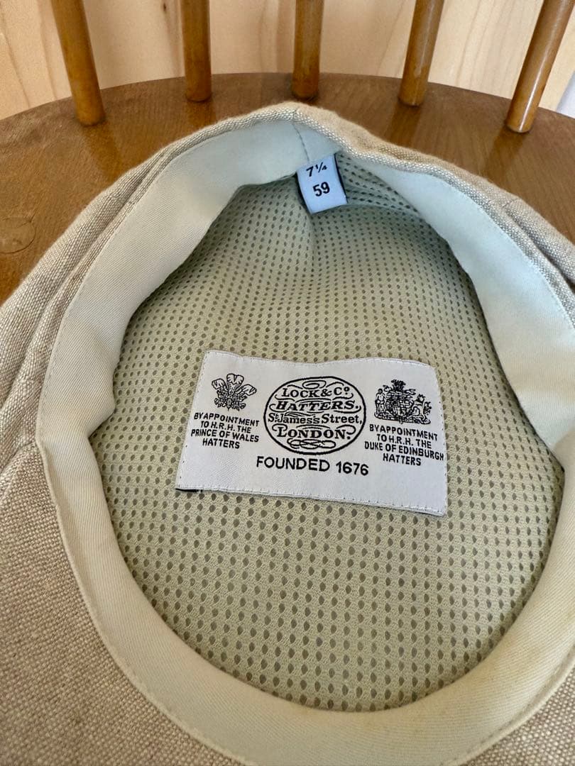 LOCK&CO HATTERS リネン キャスケット JamesLock